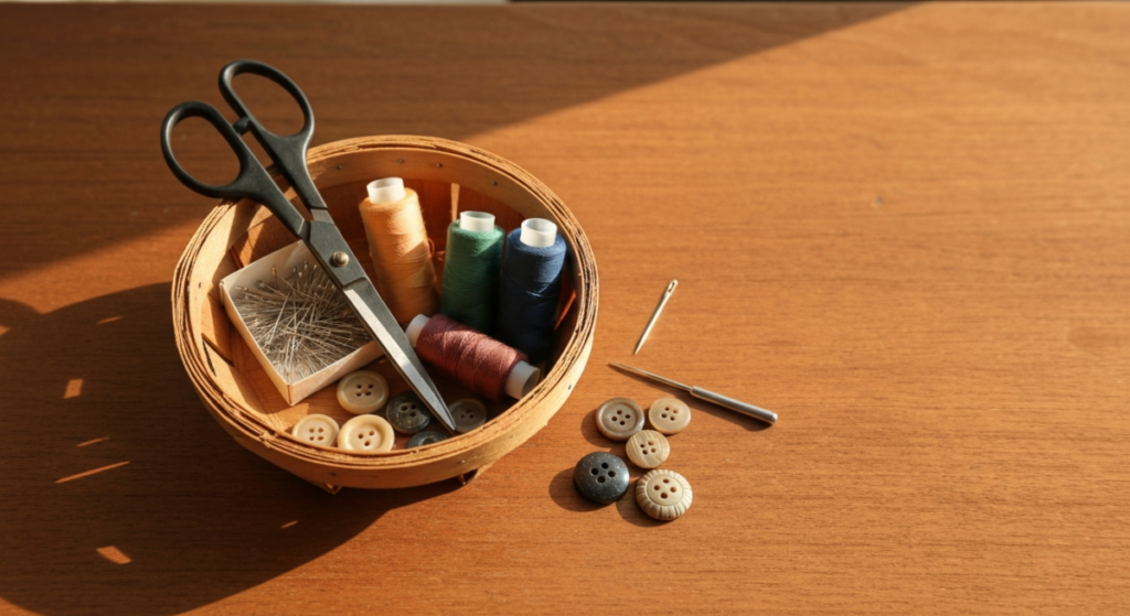 Siuvimo priedai pradedantiesiems — ko reikia pradžiai